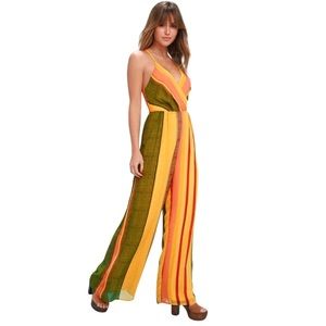 Lulu's Beach Club Golden Yellow Jumpsuit